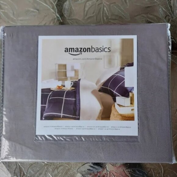 New! NWT Twin XL fitted sheet. Gray . Cotton! Bedroom. Breathable. Gift . Natura - Picture 1 of 2
